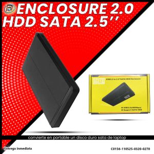 Enclosure 2.0 | HDD Sata 2.5''