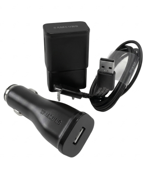 Cargador Carga Rápida Micro USB con Adaptador para Carro y Pared