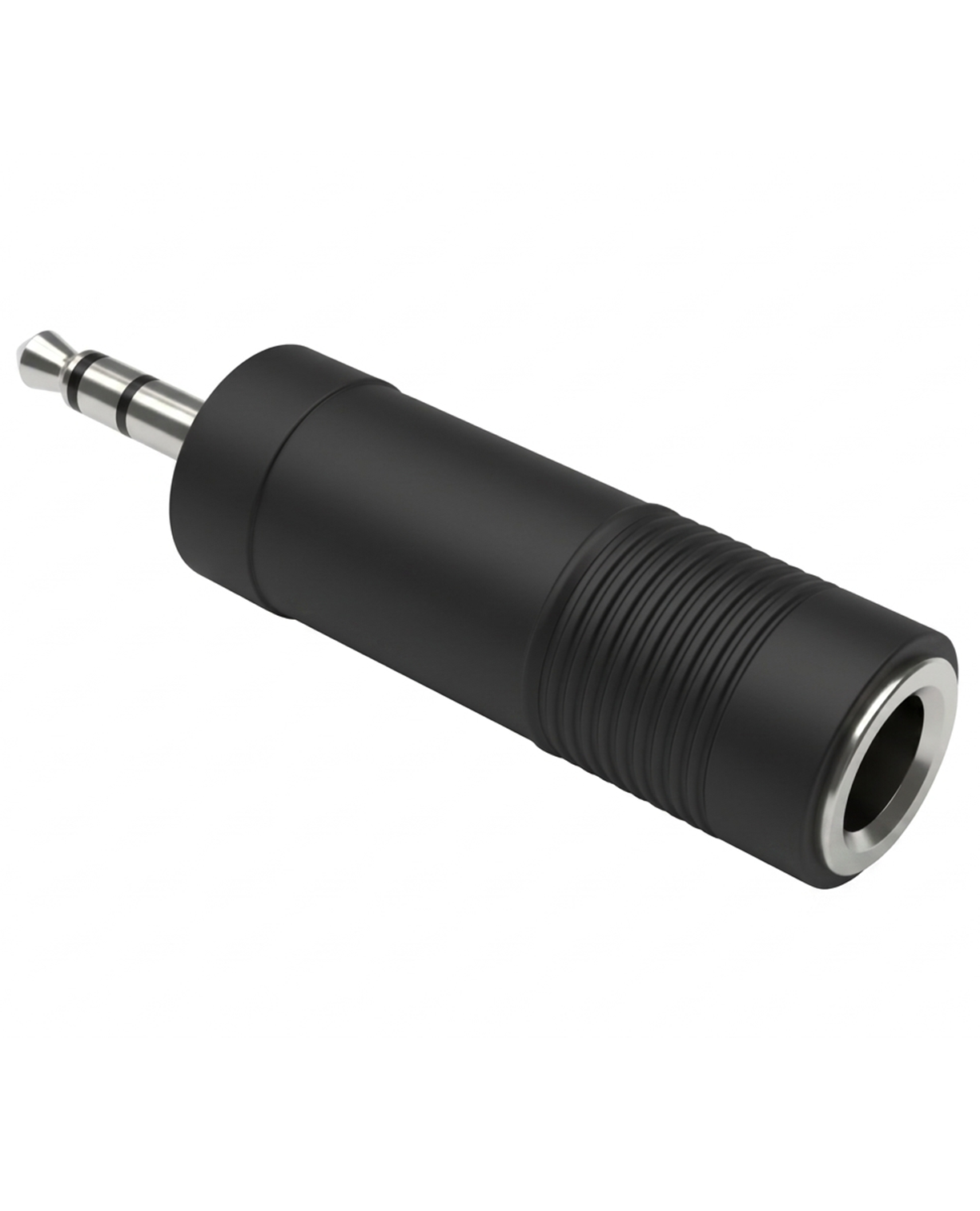 Adaptador de Audio de Plug de 3.5 mm (1/8") TRS Macho a Jack de 6.35 mm (1/4") Hembra