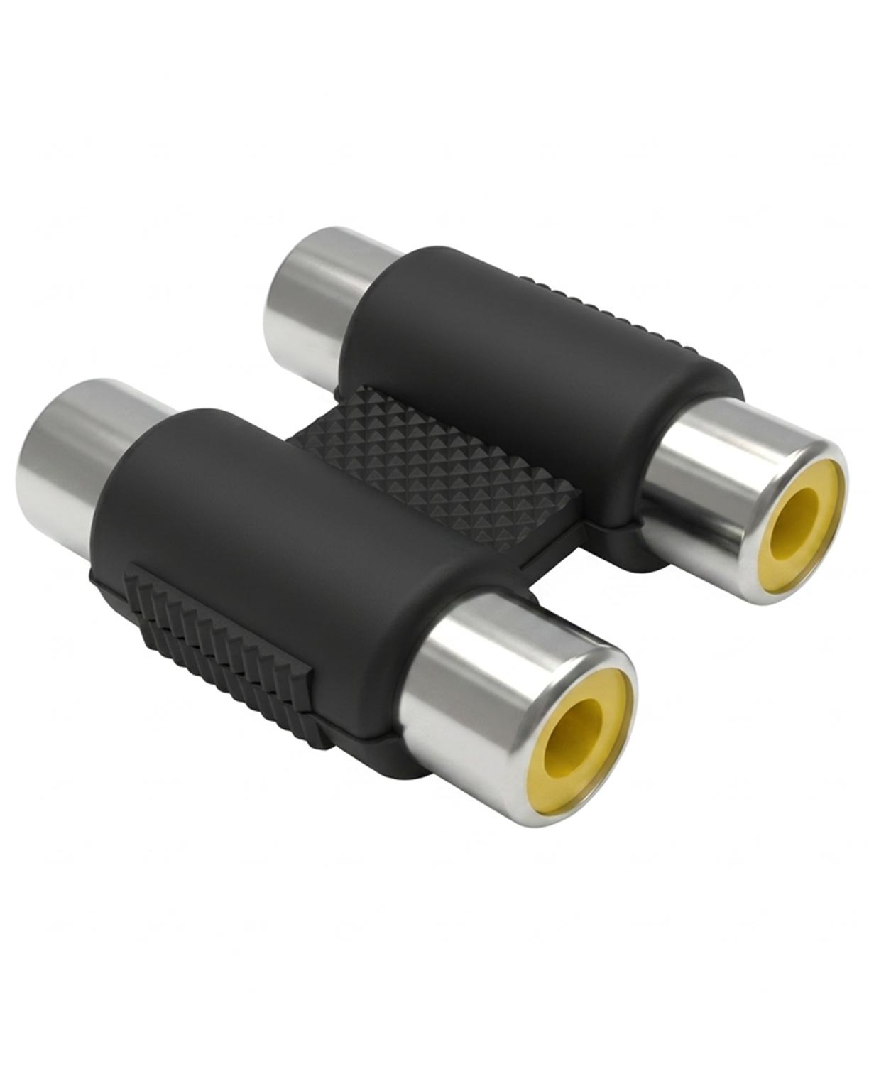 Adaptador Doble RCA hembra a hembra (unión estéreo)
