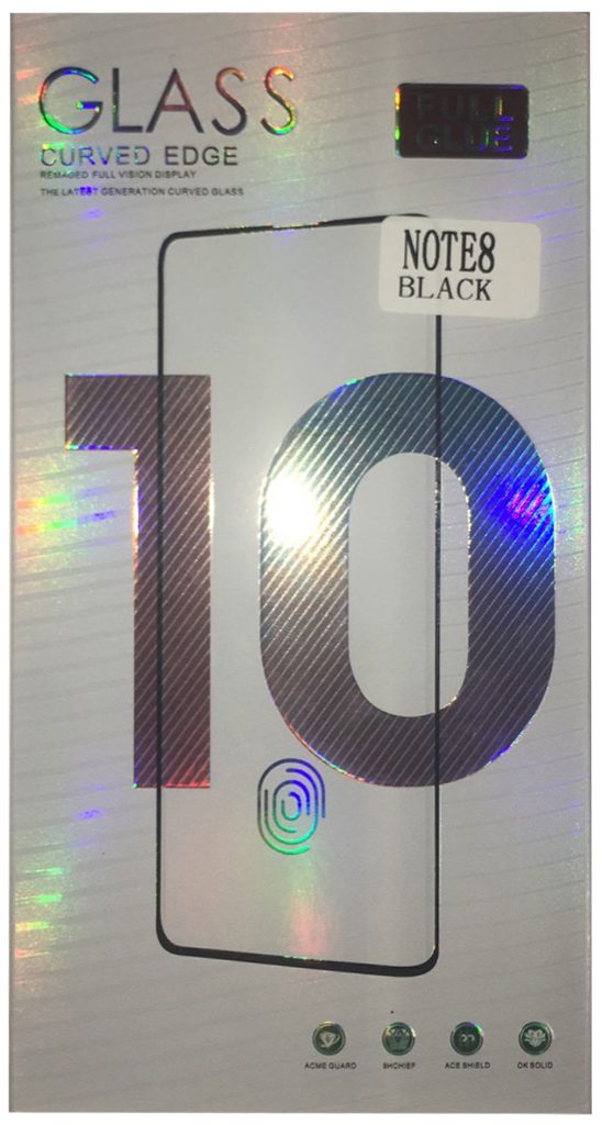 Vidrio Templado Samsung Galaxy Note 8 y Samsung Galaxy Note 9 (9Hx2-Full Glue-Curvo)