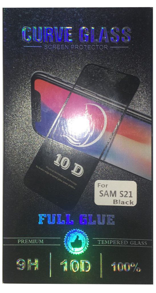 Vidrio Templado Samsung Galaxy S21 (9H-10D-Full Glue)