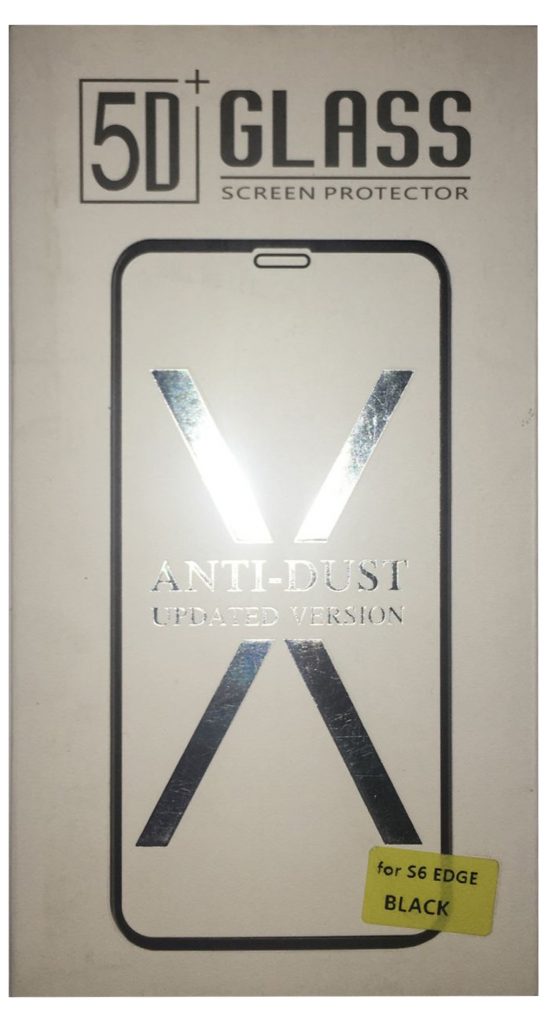 Vidrio Templado Samsung Galaxy S6 Edge (9Hx2-5D-Curvo)