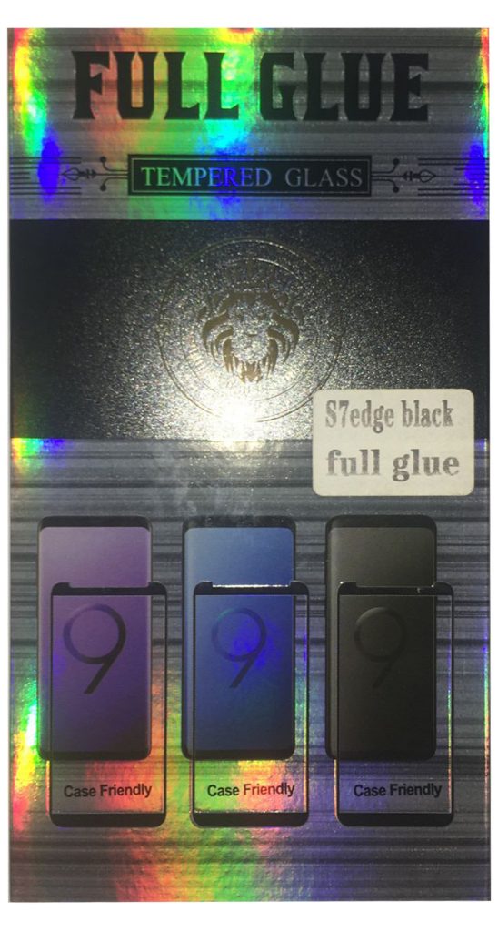 Vidrio Templado Samsung Galaxy S7 Edge (9Hx2-Full Glue-Curvo)