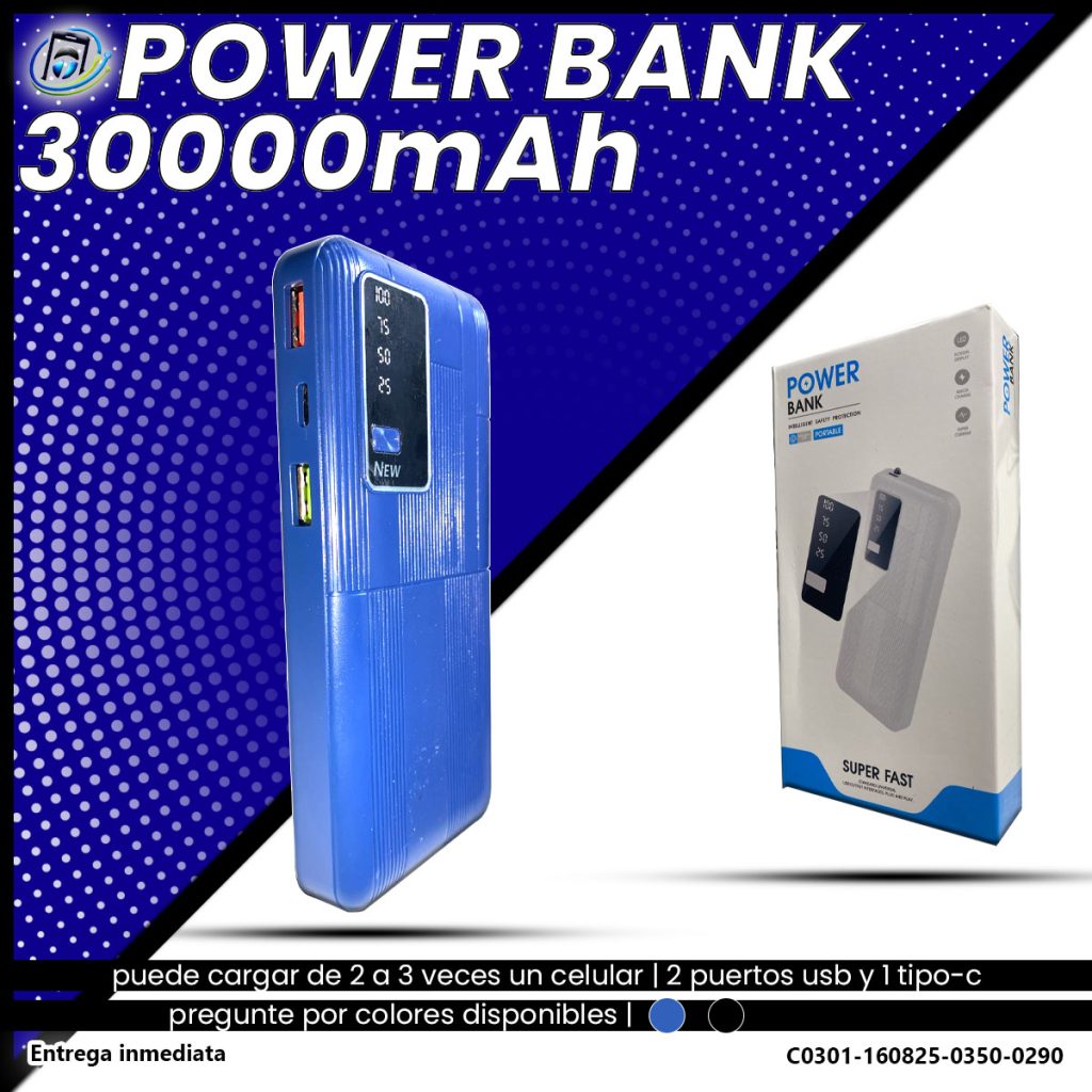 Power Bank 30000mAh