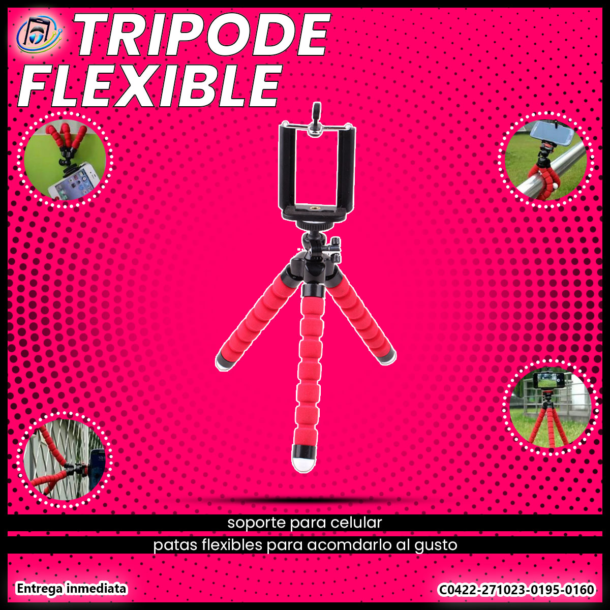 Soporte Tripode Flexible