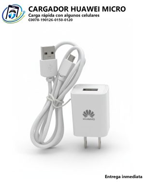 Cargador Carga Rápida Huawei Micro (V8)