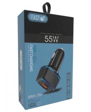 Cargador Doble Carga Rápida | Puertos USB y Tipo C | Carro