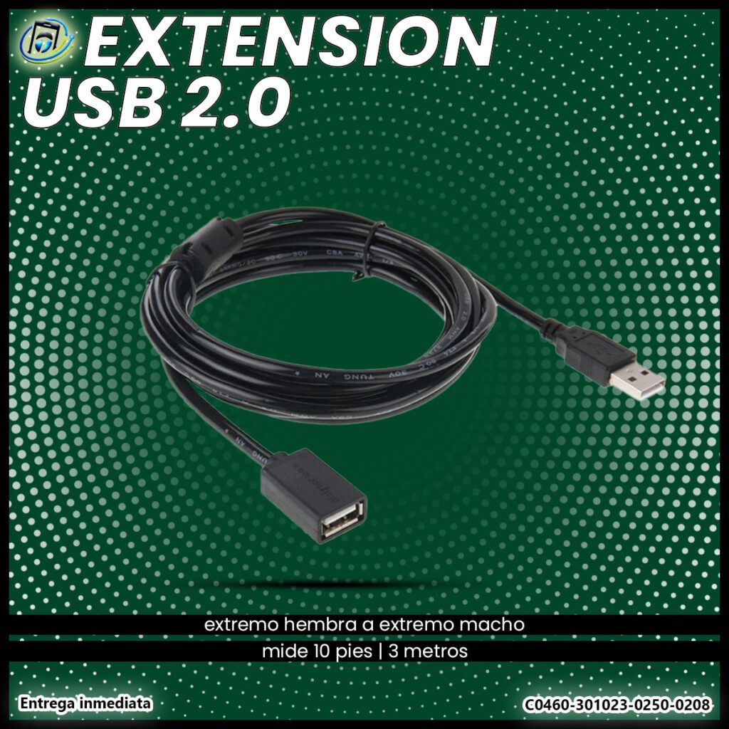 Extensión USB 2.0 Hembra-Macho UGREEN