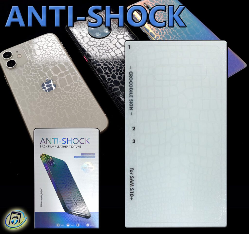 Protector Trasero ANTI-SHOCK Textura de Cuero - Samsung Galaxy S10+ Plus