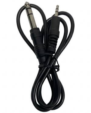 Cable Auxiliar Stereo Jack 3.5mm a Jack 6.3mm (1/4) | 3 pies