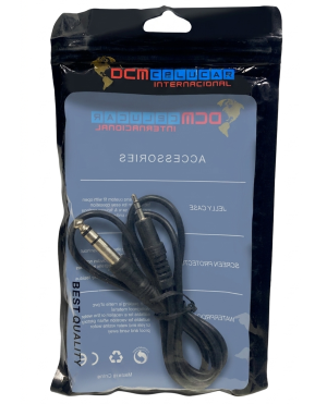 Cable Auxiliar Stereo Jack 3.5mm a Jack 6.3mm (1/4) | 3 pies