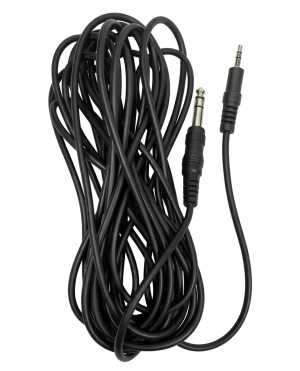 Cable Auxiliar Mono Jack 3.5mm a Jack 6.3mm (1/4) | 20 pies