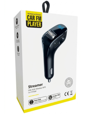 Transmisor FM y Cargador para Carro