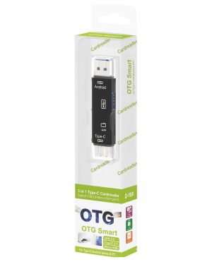 Lector de Tarjetas OTG Smart 3 en 1