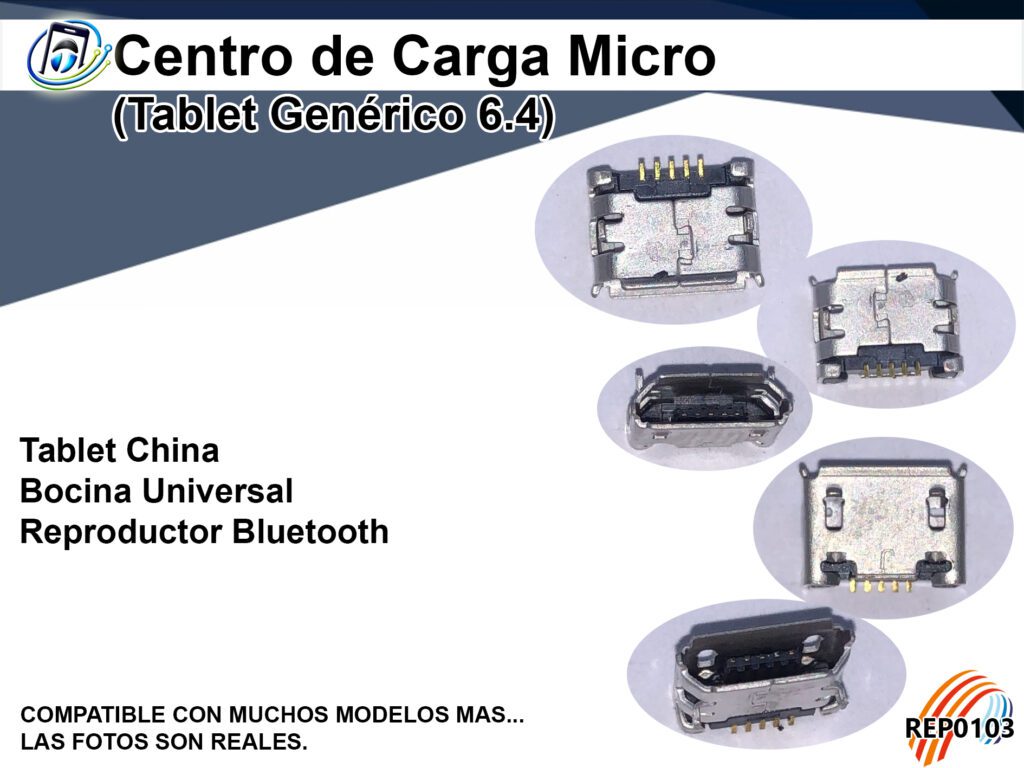 Centro de Carga Micro - Genérico 6.4