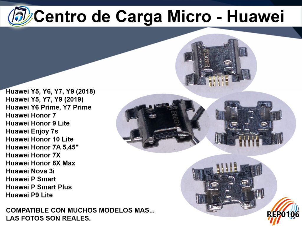 Centro de Carga Micro - Modelos Huawei