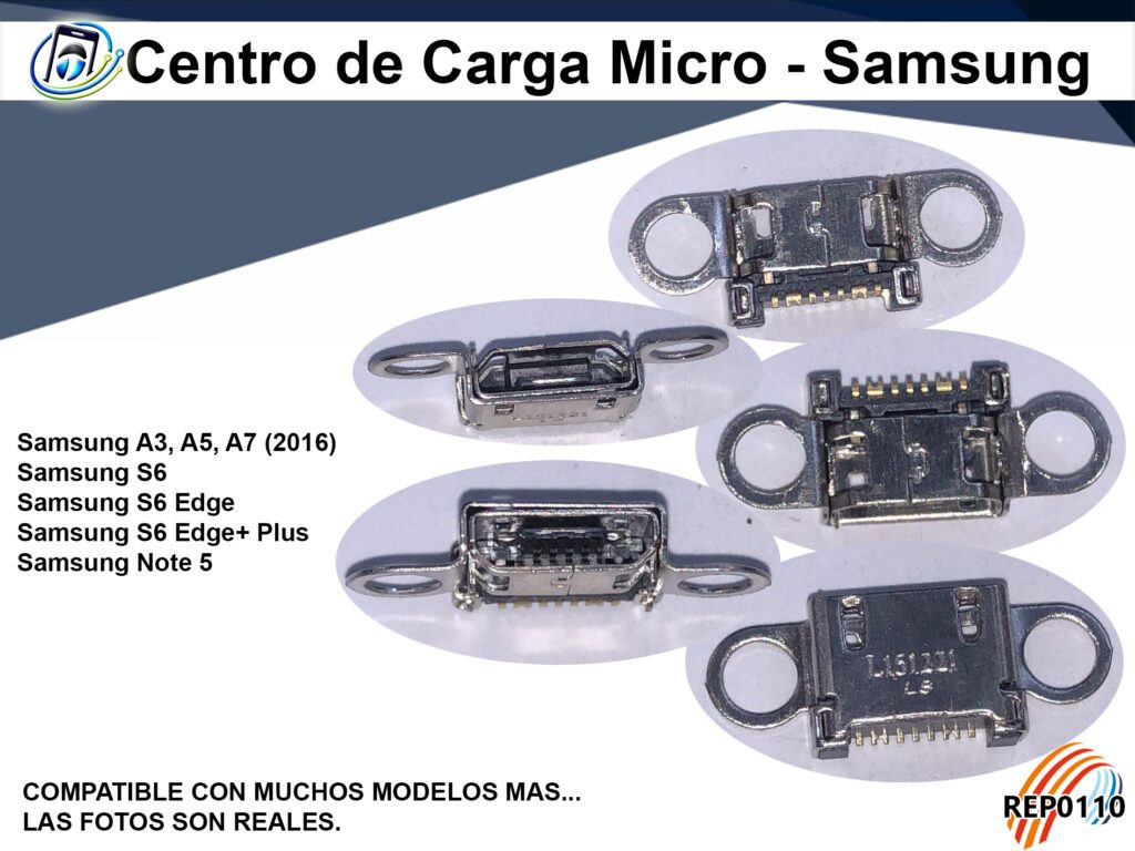 Centro de Carga Micro - Modelos Samsung