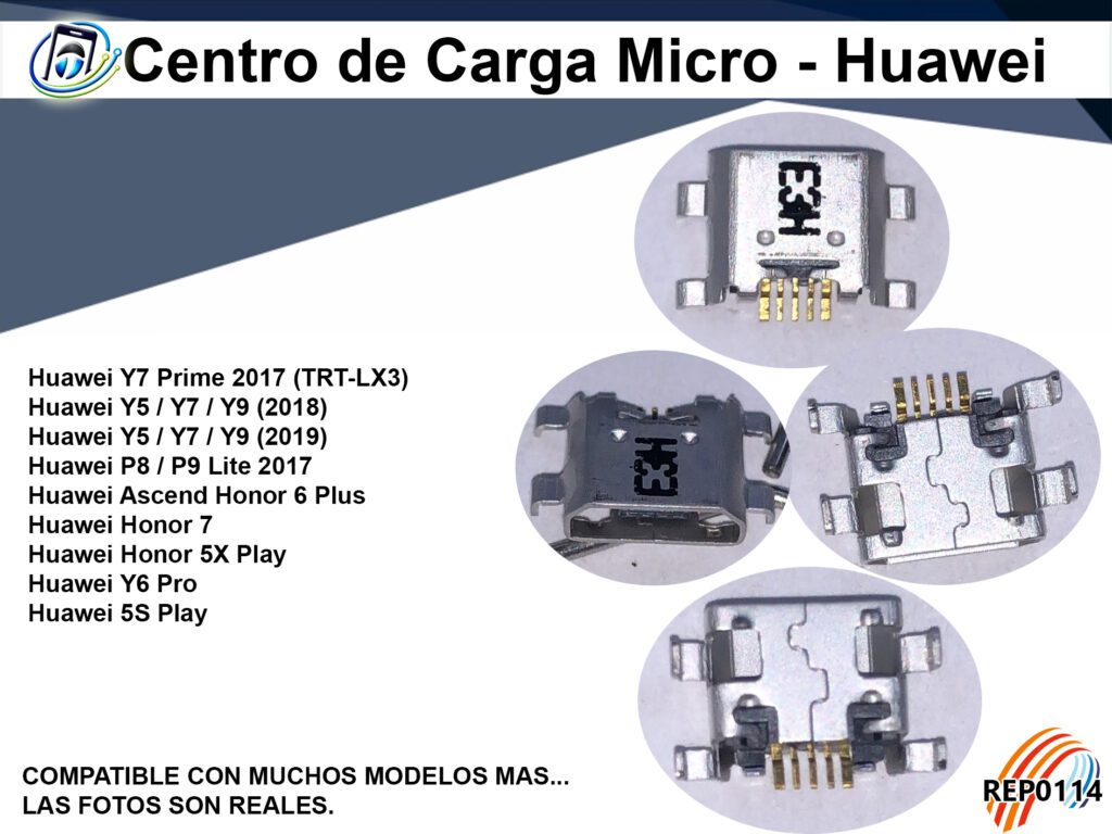 Centro de Carga Micro - Modelos Huawei
