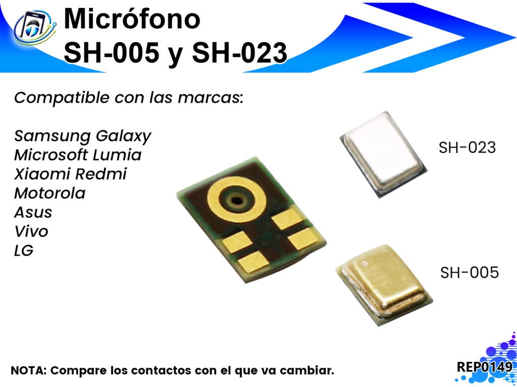 Micrófono - Modelo SH-005 y SH-023