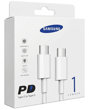 Cable Carga Rápida USB-C a USB-C | 25W