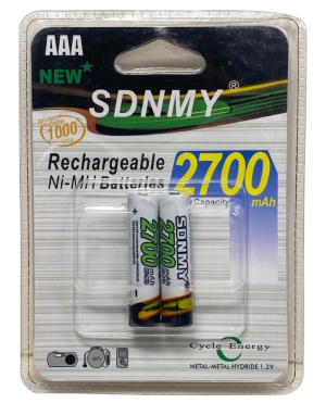 Baterías Triple AAA Recargables