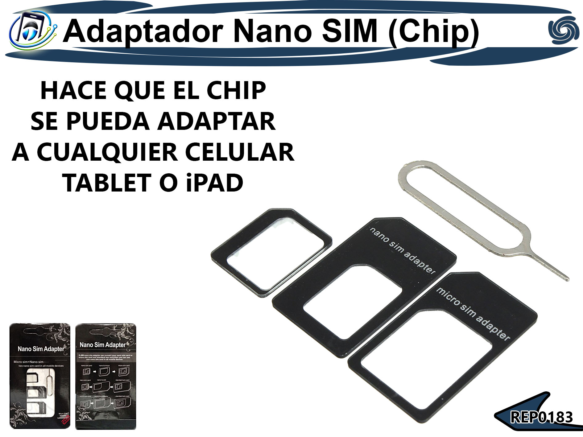 Kit Nano Sim Adaptador | Kit Adaptador para Chip
