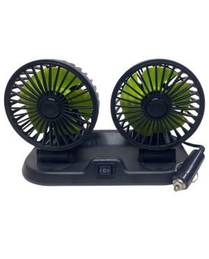 Ventilador Doble Portátil para Carro