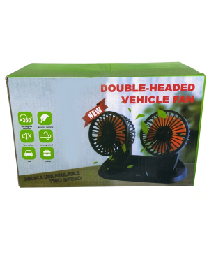 Ventilador Doble Portátil para Carro