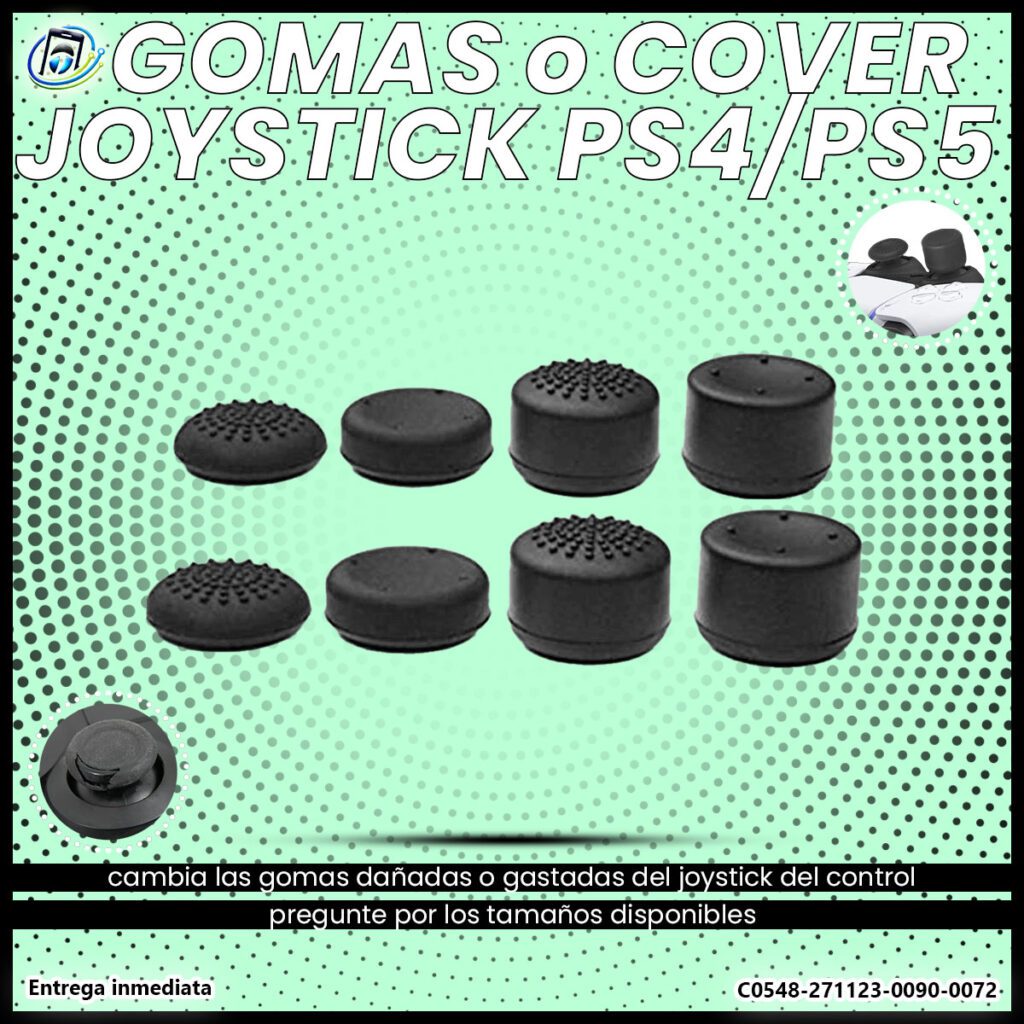 Gomas para los Joystick o Controles del PS4/PS5