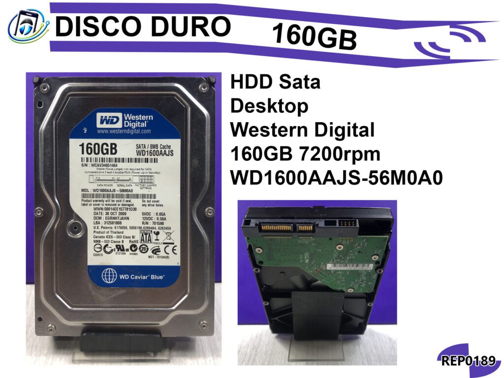 Disco Duro Sata | 160GB | 7200rpm