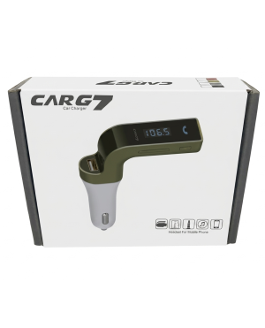 Transmisor FM y Cargador para Carro