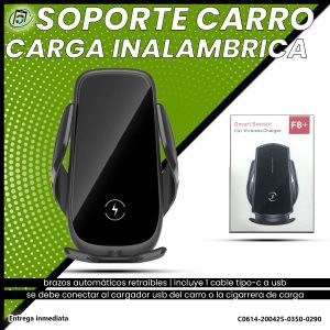 Soporte para Celular | Carga Inalámbrica | Modelo F8+