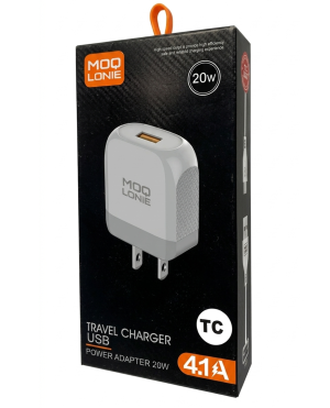 Cargador Carga Rápida Tipo C | 20W - 4.1A