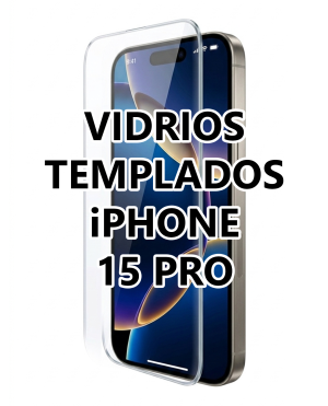 Vidrio Templado iPhone 15 Pro