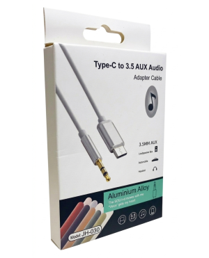 Cable Auxiliar Tipo-C a Jack 3.5mm