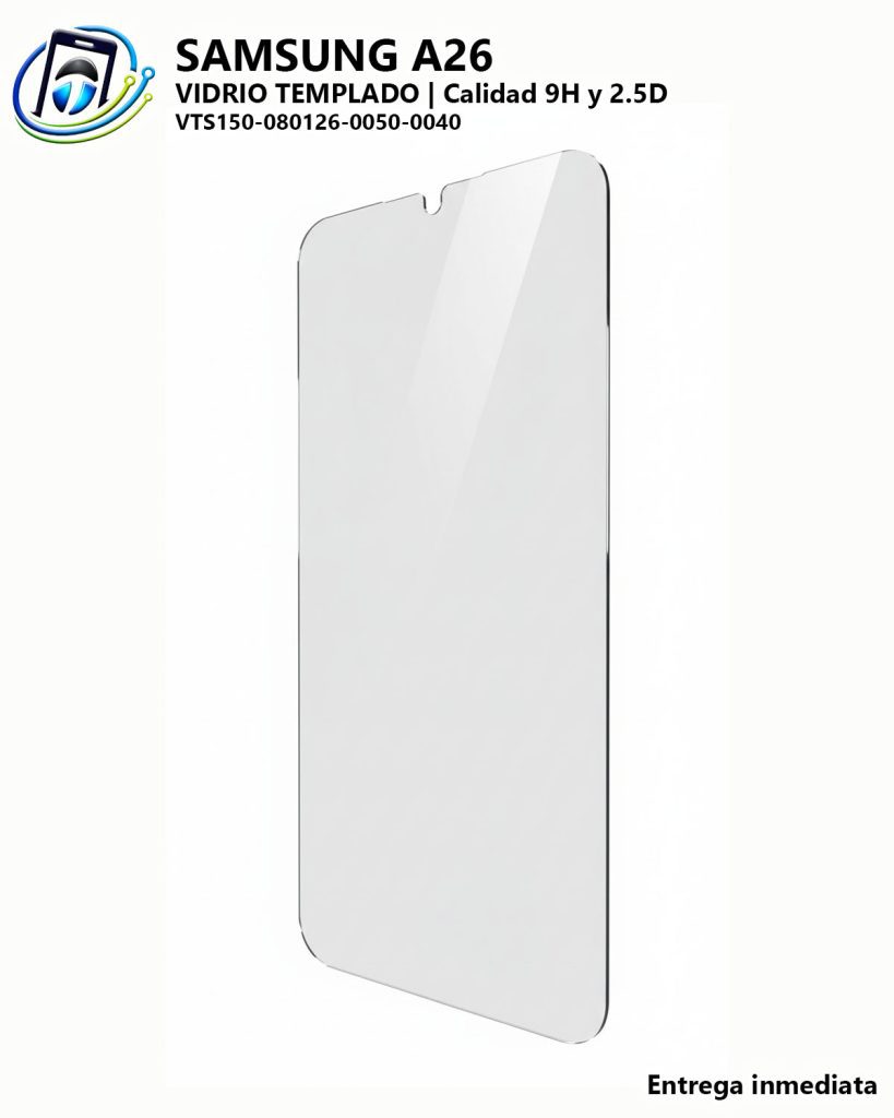 Vidrio Templado Samsung Galaxy A26