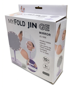 Espejo Portátil Plegable de Maquillaje