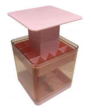 Organizador de Labiales con Sistema de Elevación