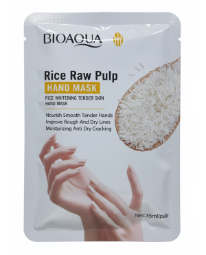 Máscara para Manos de Pulpa de Arroz | Bioaqua