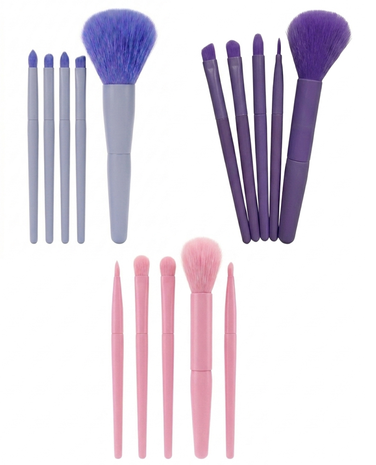 Kit Básico de Brochas de Maquillaje