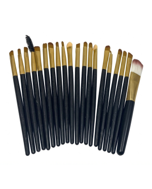Set de Brochas de Maquillaje Profesionales de 20 Piezas