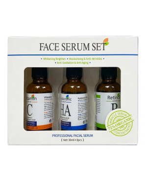 Kit de Tres Sérums Faciales Profesionales