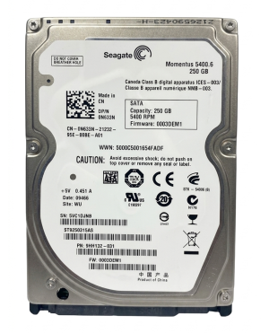 Disco Duro Sata | 250GB | 5400rpm