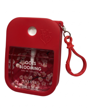 Llavero de Perfume Goes Blooming «V.V. LOVE»