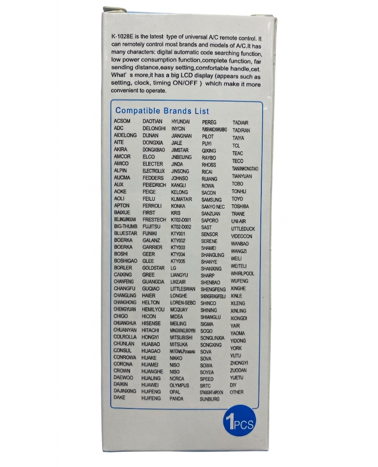 Control Remoto Universal para Aire Acondicionado - Imagen 3