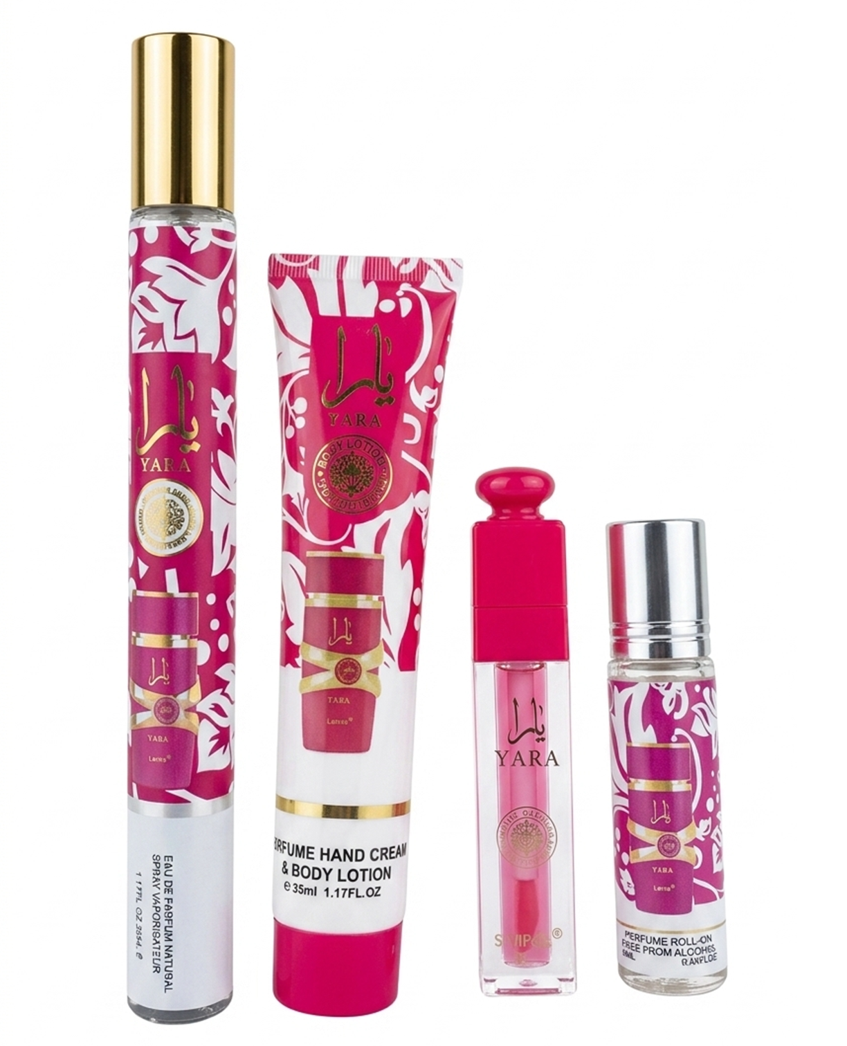 Set de Fragancia Yara Candy de 4 Piezas
