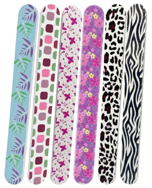 Limas para Uñas con Diseños Decorativos y Coloridos