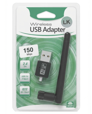 Adaptador WiFi con Antena 150Mbps