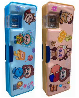 Lapicera escolar magnética con diseño de Labubu